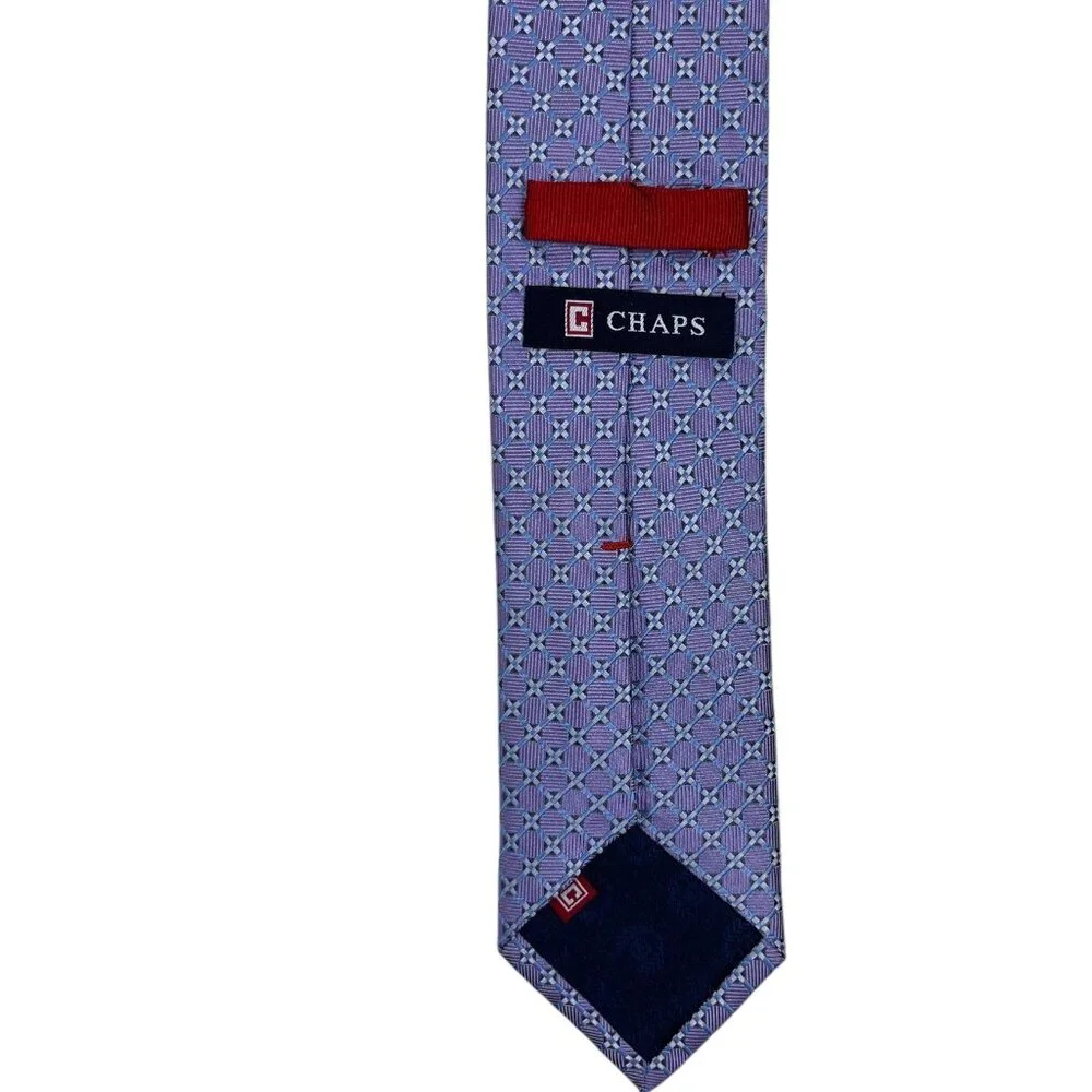 Chaps Handmade 100% Silk Colorful Necktie Tie 3.12